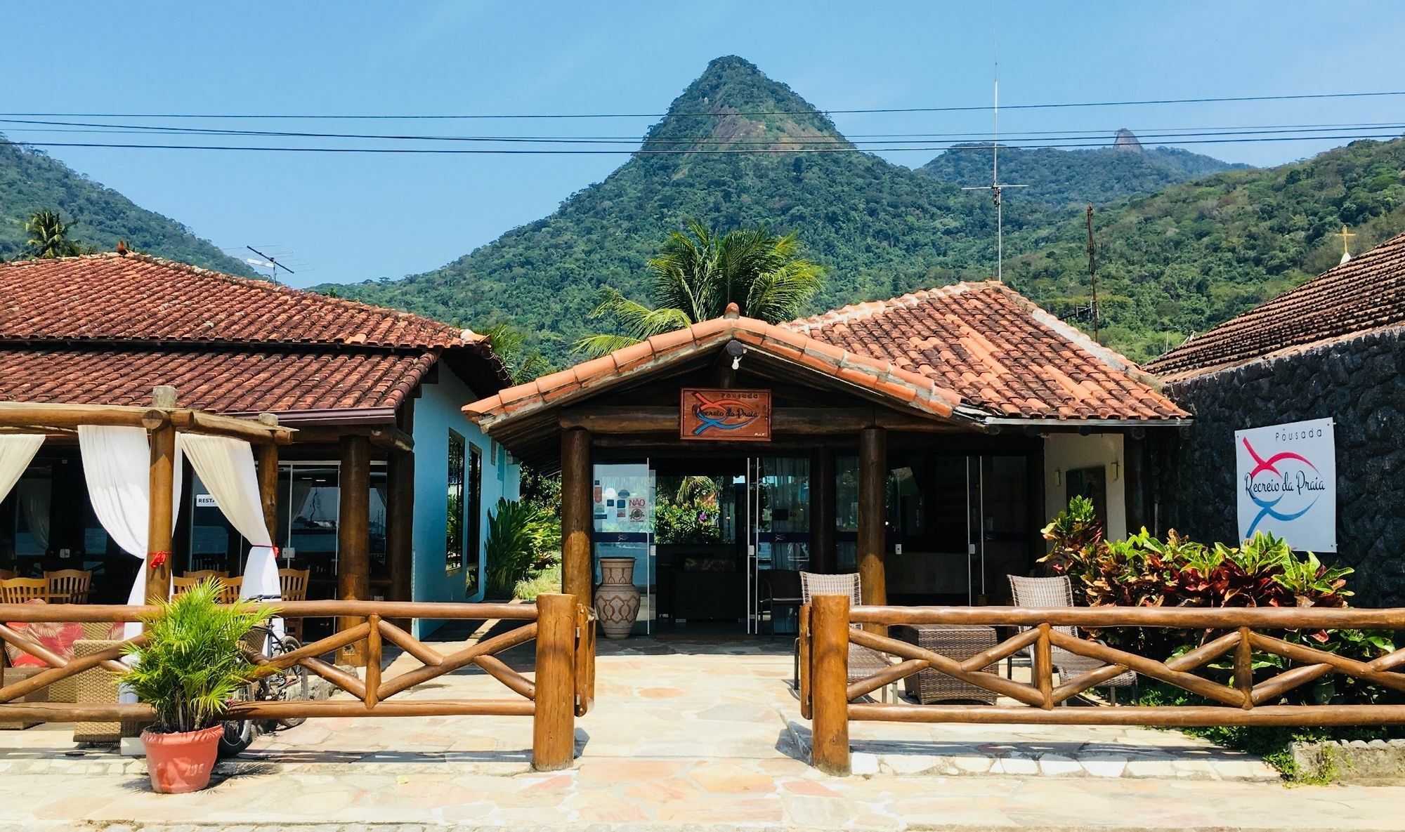 Pousada Recreio Da Praia Abraão Exterior foto